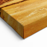 Golden Sunset Pyramids Wall Art - Egyptian Decor Canvas & Framed Prints