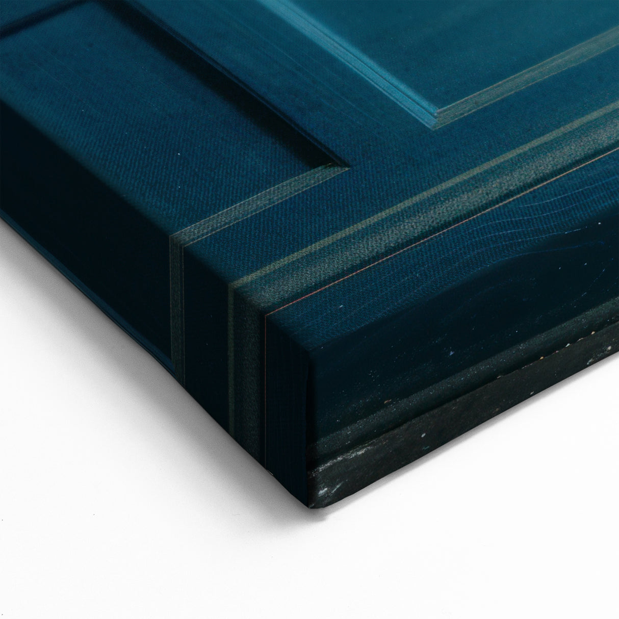 Rustic Blue Door Wall Art - Timeless Architectural Canvas Print