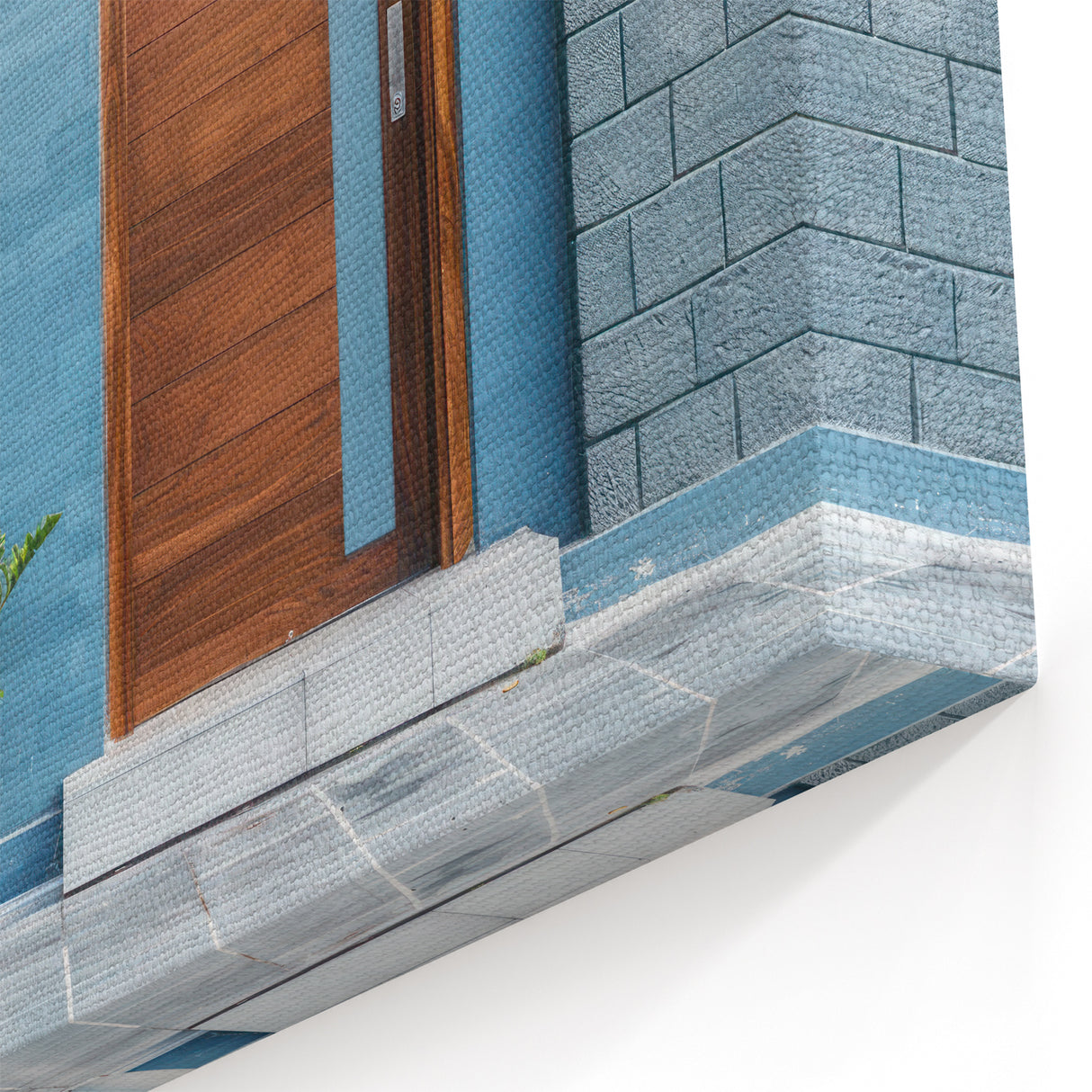 Modern Minimalist Door Wall Art - Sleek Architectural Canvas Print