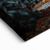 Historic Arched Wooden Door Wall Art - Rustic Architectural Print