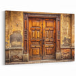 Vintage Wooden Door Wall Art - Timeless Rustic Architectural Print