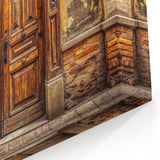 Vintage Wooden Door Wall Art - Timeless Rustic Architectural Print