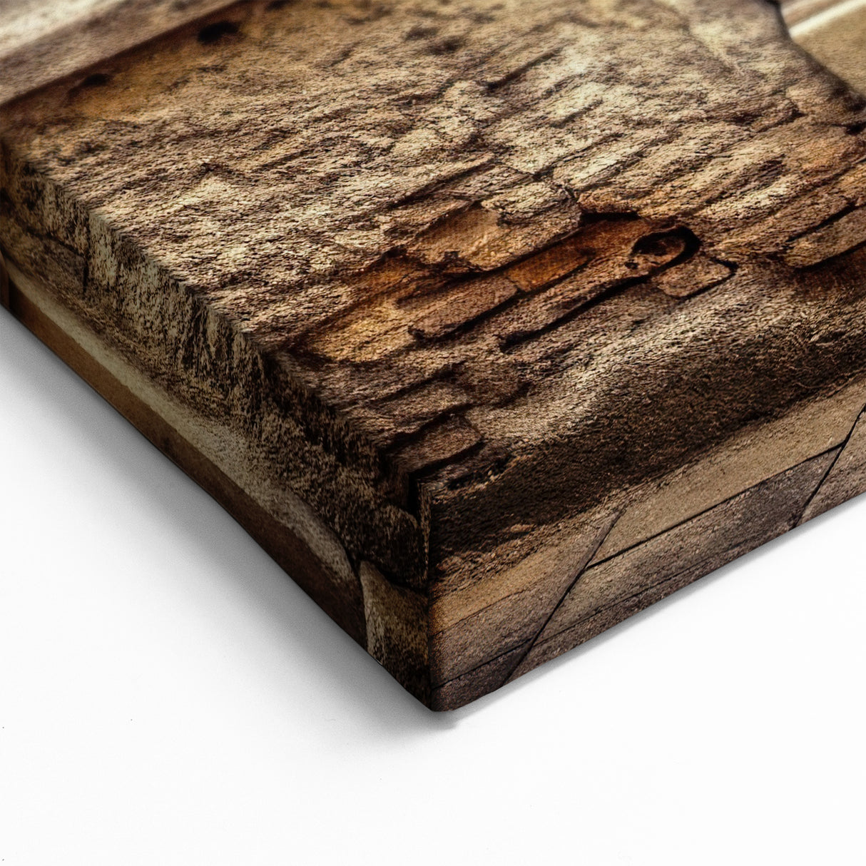 Vintage Wooden Door Wall Art - Timeless Rustic Architectural Print