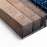 Intricate Blue Door Wall Art - Door Canvas Print & Framed Decor