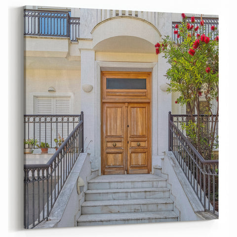 Elegant Wooden Door Wall Art - Door Canvas Print & Framed Decor