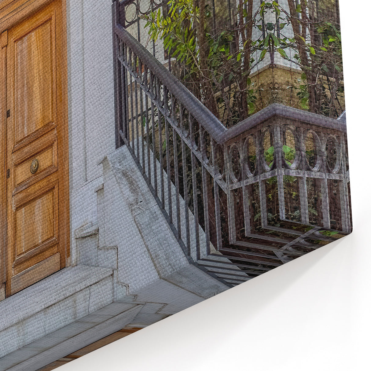 Elegant Wooden Door Wall Art - Door Canvas Print & Framed Decor