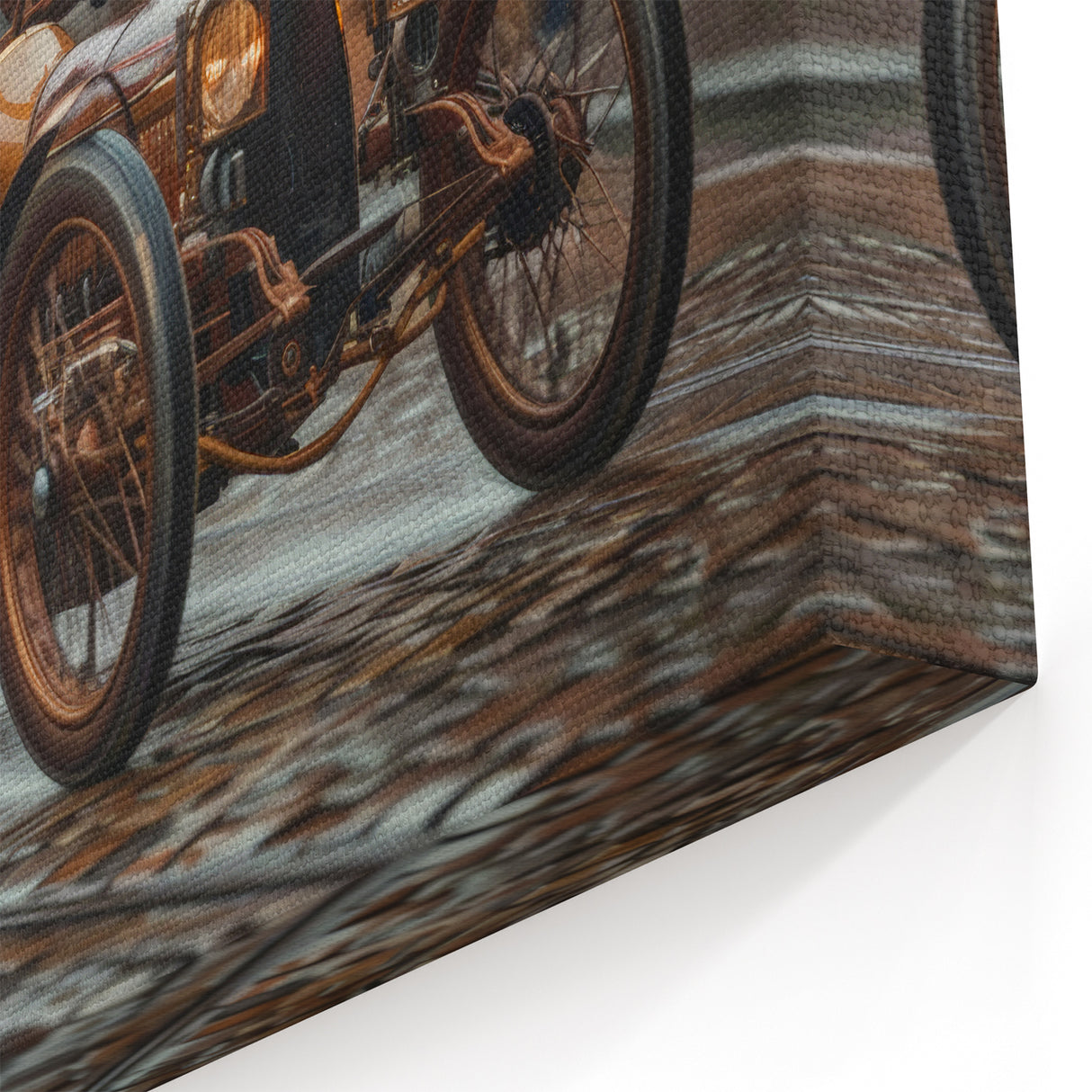 Vintage Car Wall Art - Classic Racing Canvas Print for Collectors