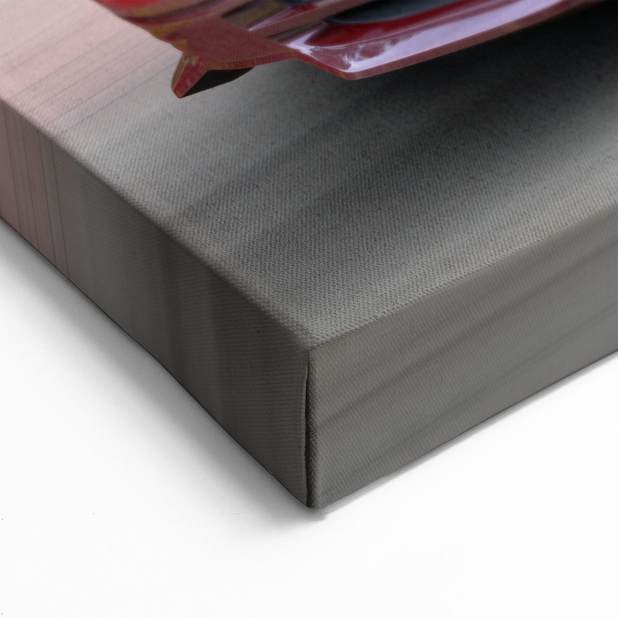 Stunning Red Supercar Racing Wall Art - Exotic Sports Car Canvas Print