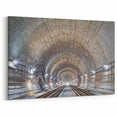 Modern Tunnel Photography Art | Urban Architecture Canvas & Prints