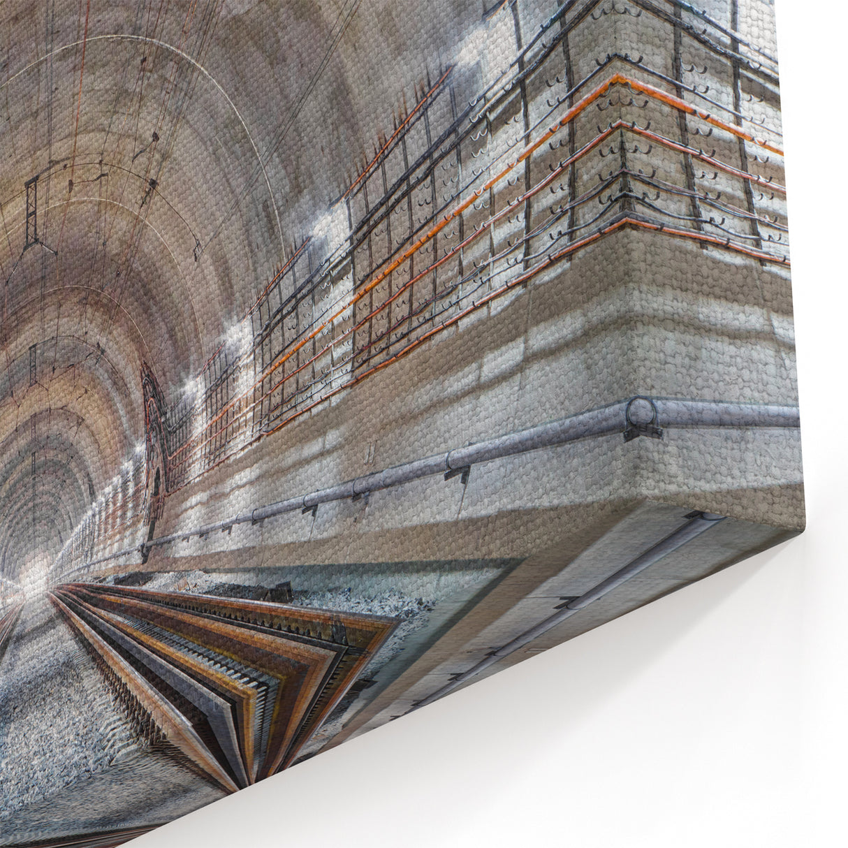 Modern Tunnel Photography Art | Urban Architecture Canvas & Prints