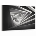 Abstract Spiral Tunnel Art | Modern Urban Architecture Canvas Prints