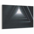 Minimalist Triangle Tunnel Art | Modern Urban Canvas & Framed Prints