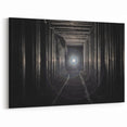 Dark Tunnel Light Art | Urban Architecture Canvas & Framed Prints