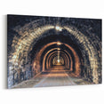 Rustic Tunnel Light Art | Industrial Architecture Canvas & Prints
