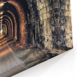 Rustic Tunnel Light Art | Industrial Architecture Canvas & Prints