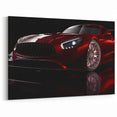 Fiery Red Sports Car Wall Art - Stunning Luxury Supercar Canvas Print