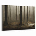 Misty Forest Swamp View - Scenic Marsh and Swamp Canvas Prints