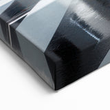 Modern Black & White Tunnel Art - Architectural Wall Decor for Urban Spaces