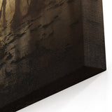 Gloomy Swamp Forest View - Scenic Marsh and Swamp Canvas Prints