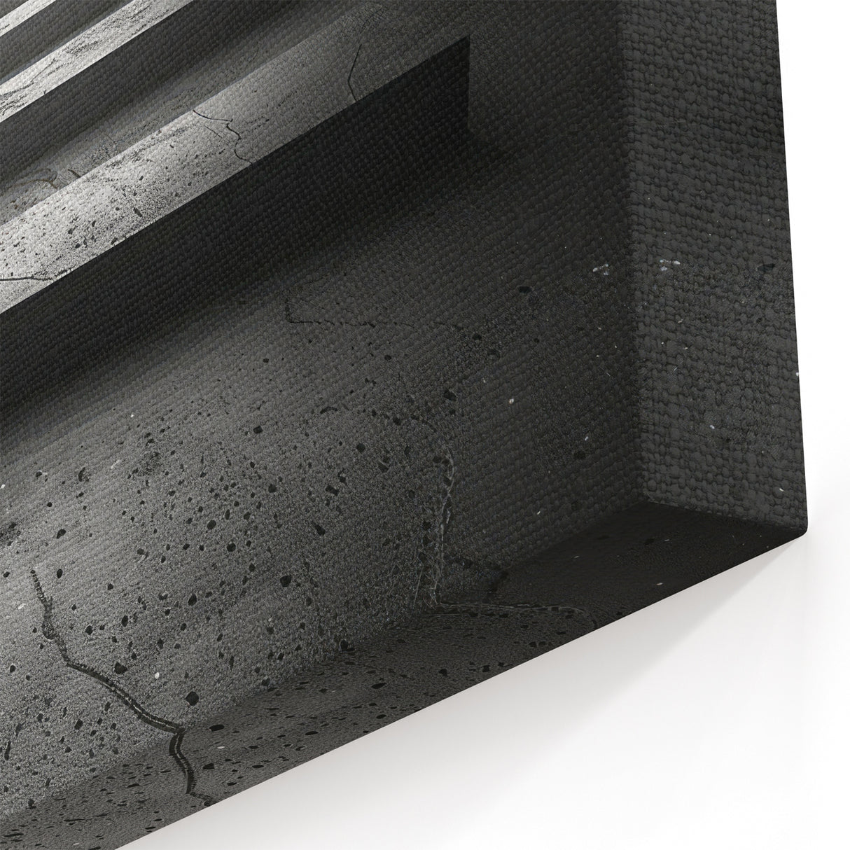 Abstract Concrete Tunnel Art - Geometric Modern Architectural Decor