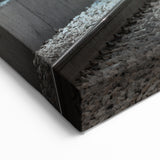 Industrial Train Tunnel Art - Modern Urban Architectural Decor