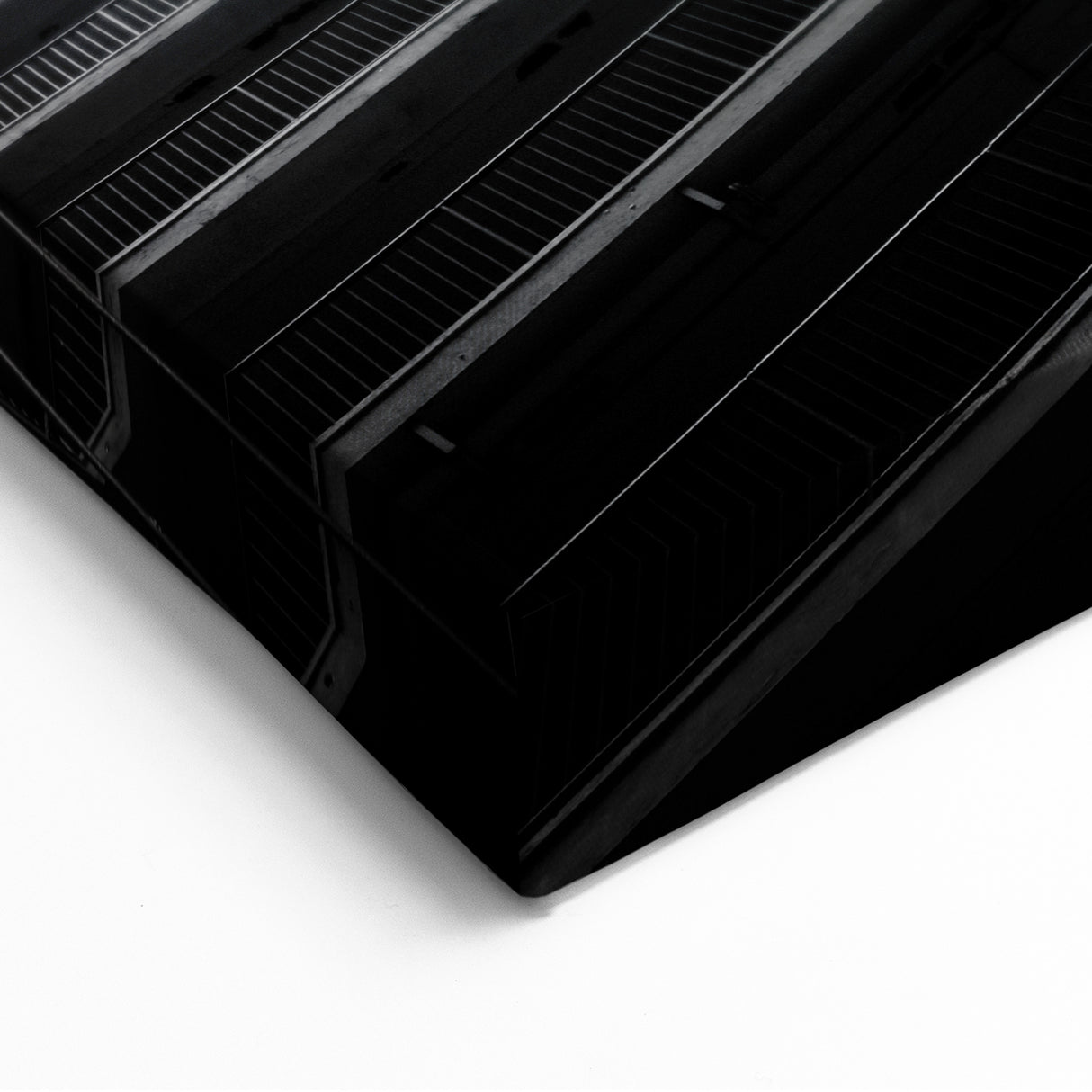 Abstract Vertical Tunnel Art - Geometric Modern Architectural Decor