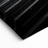 Abstract Vertical Tunnel Art - Geometric Modern Architectural Decor