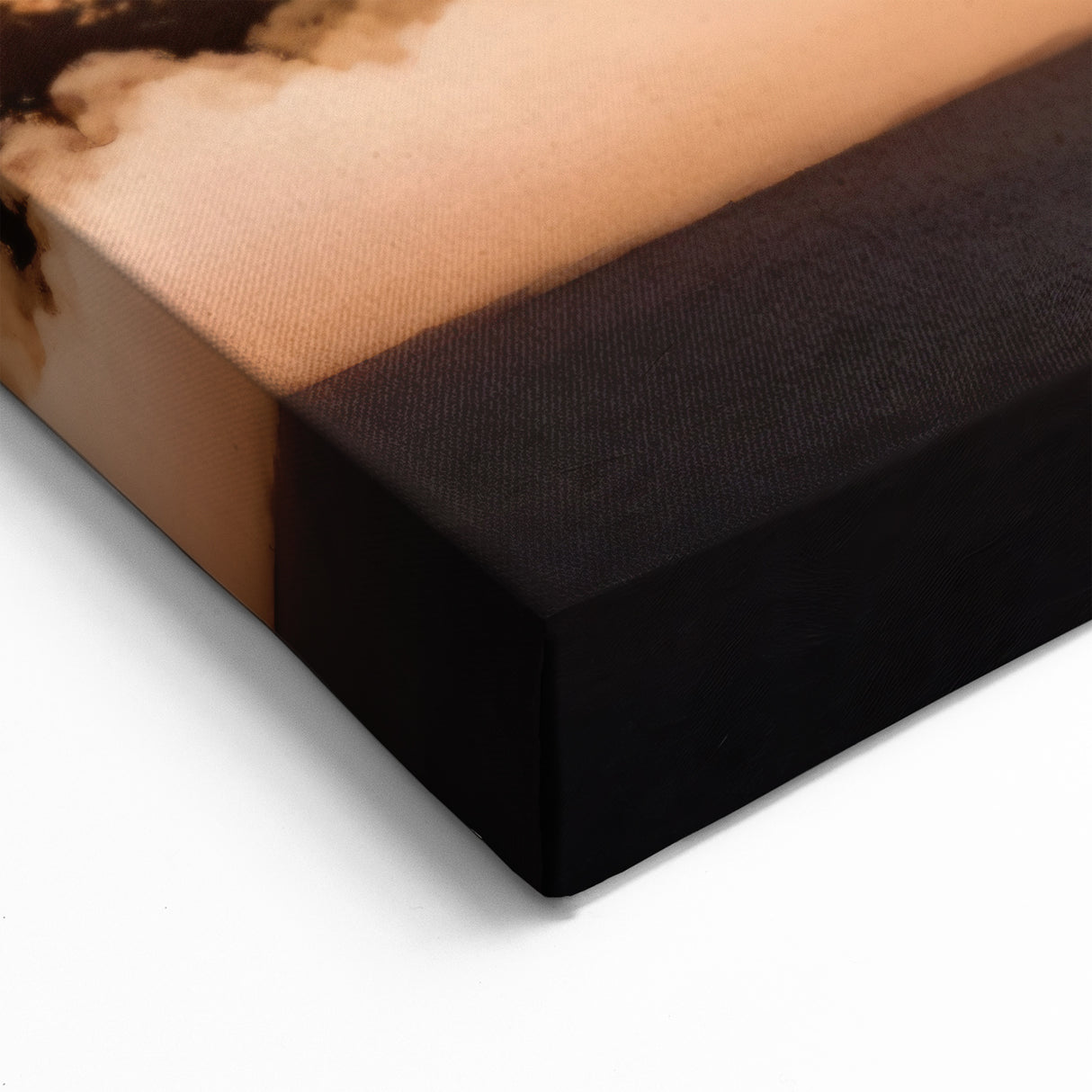 Golden Supercar Racing at Sunset - Dynamic Sports Car Wall Art