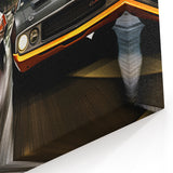 Vintage Muscle Cars Racing Wall Art - Dynamic Dual Supercar Print