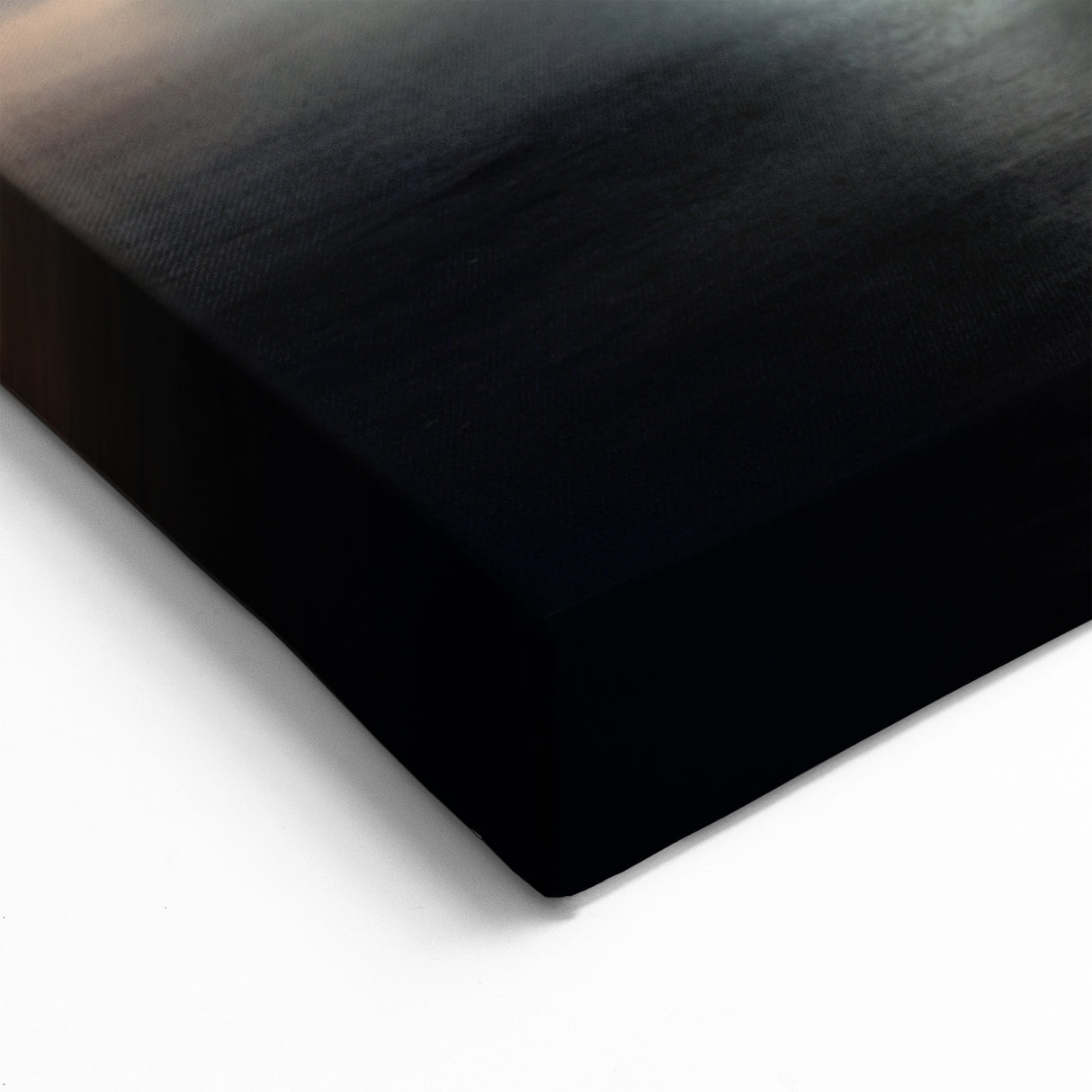 Flaming Supercar Wall Art - High-Impact Black and Orange Racing Print