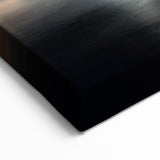 Flaming Supercar Wall Art - High-Impact Black and Orange Racing Print