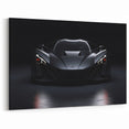 Shadow Black Supercar Wall Art - Sleek and Mysterious Automotive Print
