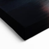 Shadow Black Supercar Wall Art - Sleek and Mysterious Automotive Print