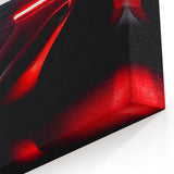 Futuristic Red and Black Supercar Wall Art - Sleek Automotive Print