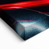 Futuristic Red and Black Supercar Wall Art - Sleek Automotive Print