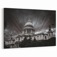 Dramatic Gothic Cathedral Wall Art - Monochrome Religious Architecture