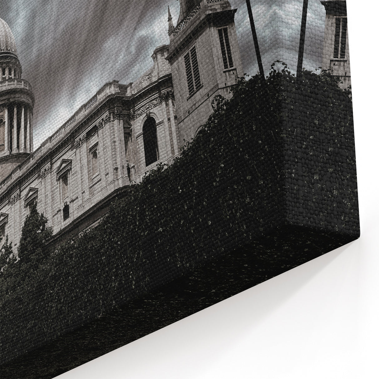 Dramatic Gothic Cathedral Wall Art - Monochrome Religious Architecture