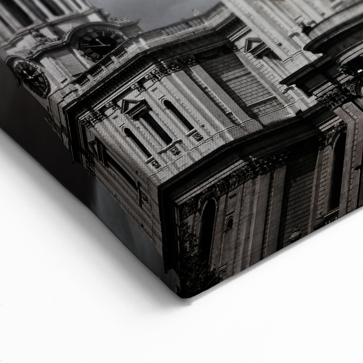 Dramatic Gothic Cathedral Wall Art - Monochrome Religious Architecture