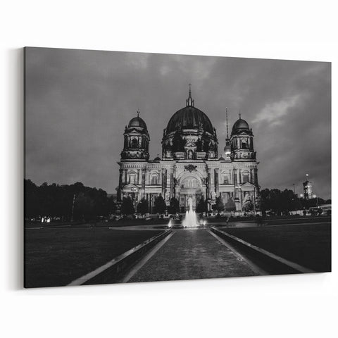 Stunning Gothic Cathedral Wall Art – Black and White Historical Print