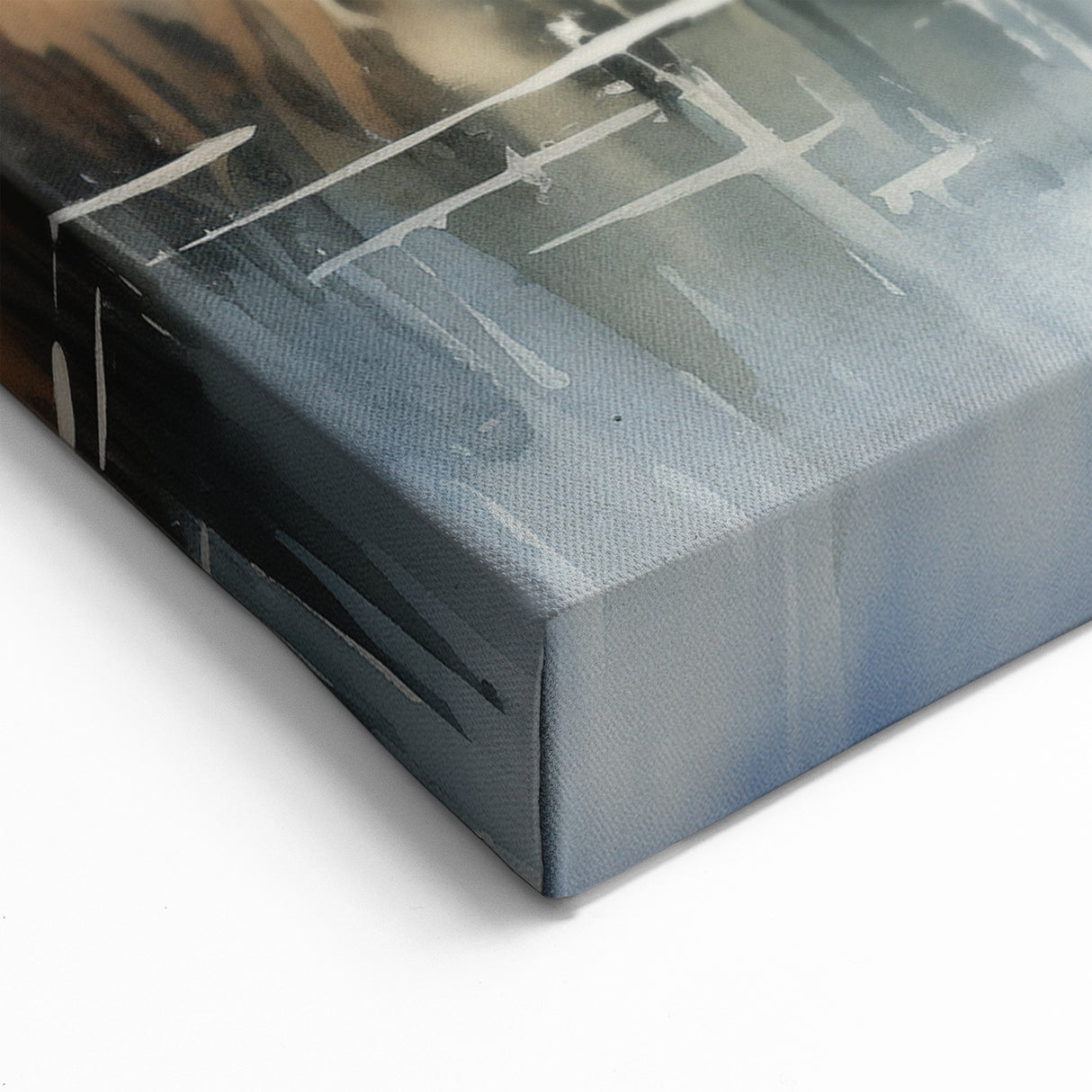 Herons in Serene Marshland - Watercolor Marsh and Swamp Canvas Prints