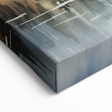 Herons in Serene Marshland - Watercolor Marsh and Swamp Canvas Prints