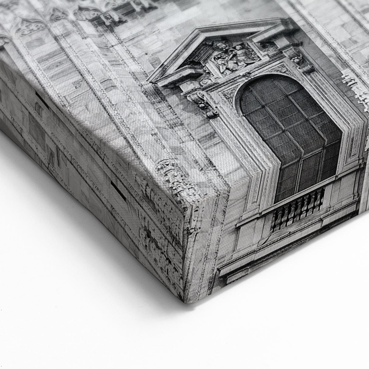 Striking Gothic Cathedral Wall Art – Black & White European Architecture
