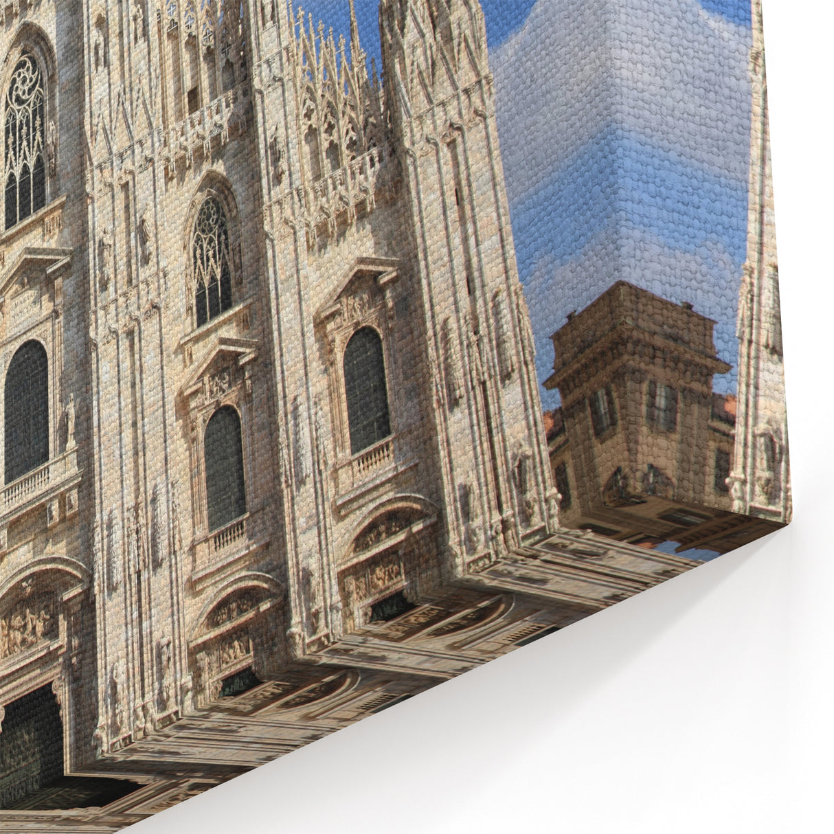 Bright Gothic Cathedral Wall Art – Majestic European Architecture Print