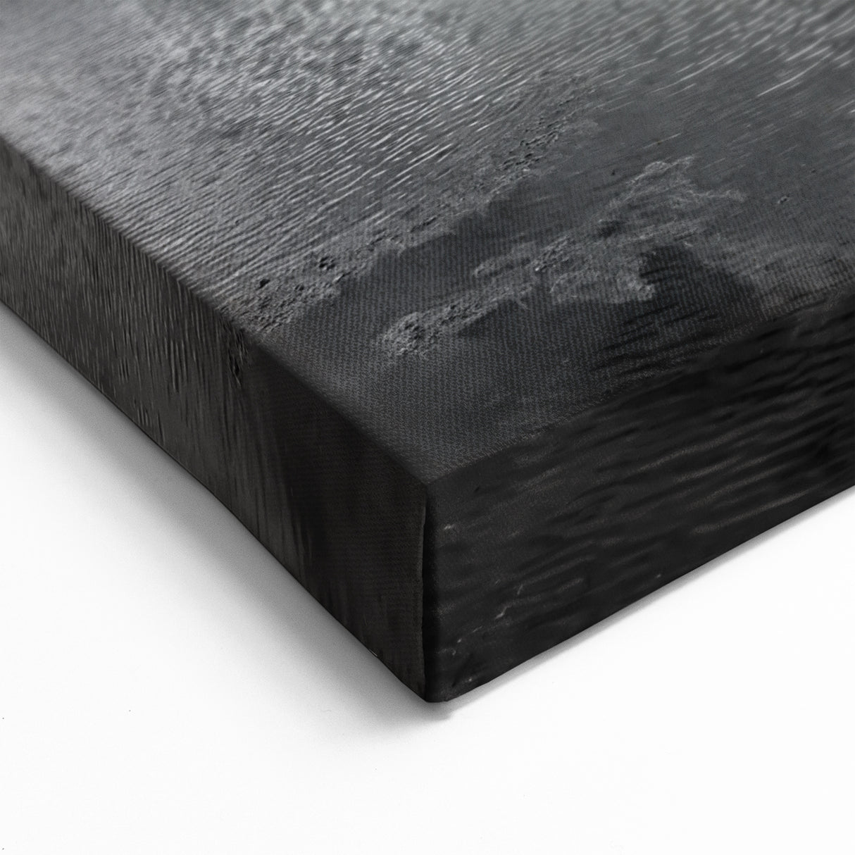 Vibrant Green Tree in Black and White Marsh - Scenic Canvas Prints