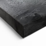 Vibrant Green Tree in Black and White Marsh - Scenic Canvas Prints