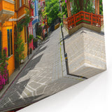 Vibrant Colorful Street Art Print - Bright Urban Cityscape Canvas