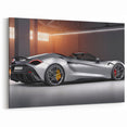 Luxury Convertible Sports Car Wall Art - Sleek Supercar Canvas Decor