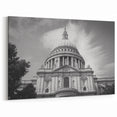 Iconic Cathedral Dome Art – Black & White European Architecture Print