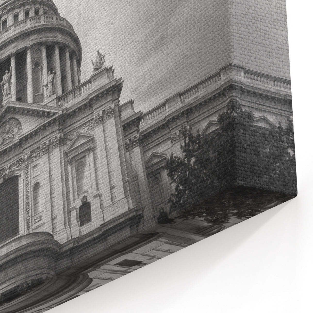 Iconic Cathedral Dome Art – Black & White European Architecture Print