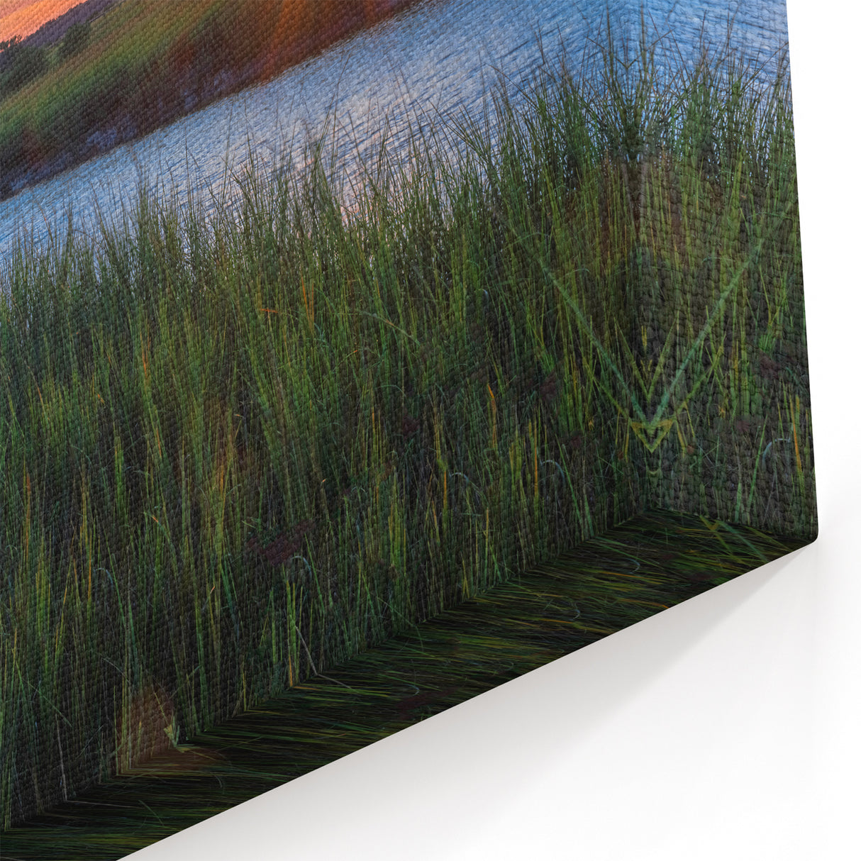 Sunset Marshland Wall Art - Serene Wetland Landscape with Water